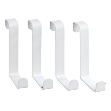 WENKO 23545100-Ovikoukku 7,6x6 cm valkoinen
