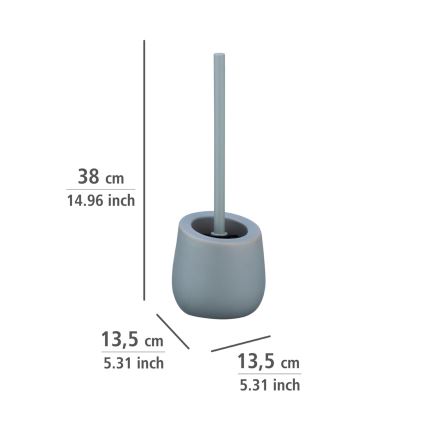 WENKO 23650100 - WC-harja BADI 13,5x38 cm harmaa