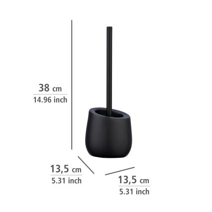WENKO 23654800 - WC-harja BADI 13,5x38 cm musta