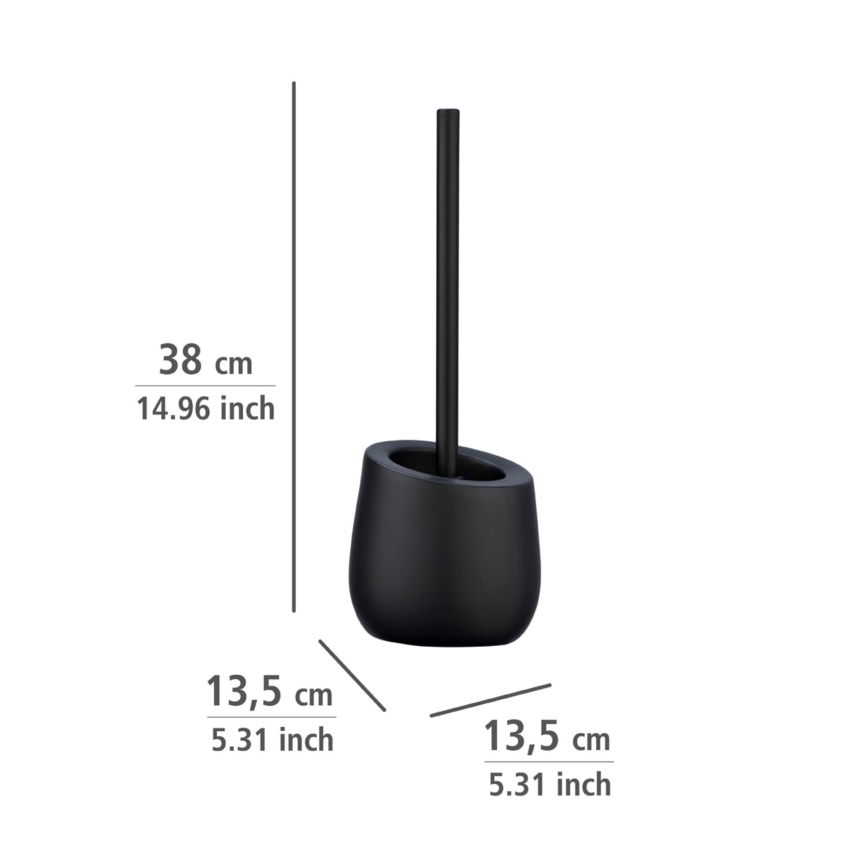 WENKO 23654800 - WC-harja BADI 13,5x38 cm musta