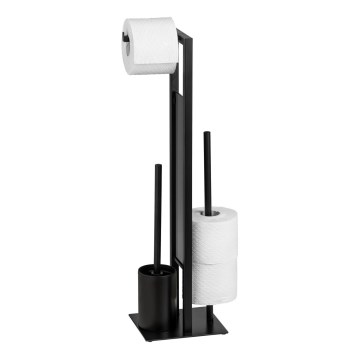 WENKO 23708100 - WC-harja RIVALTA 18x70 cm musta