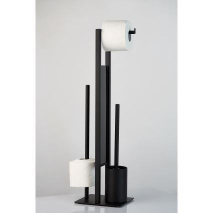 WENKO 23708100 - WC-harja RIVALTA 18x70 cm musta