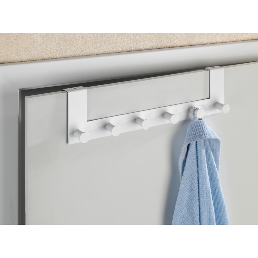 WENKO 23724100-Naulakko CELANO 39x11 cm valkoinen