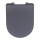 WENKO 23828100-WC WC-istuin SEDILO 45,2x36,2 cm harmaa/hopea