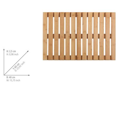WENKO 23838100 – Ruskea matto 40x60 cm