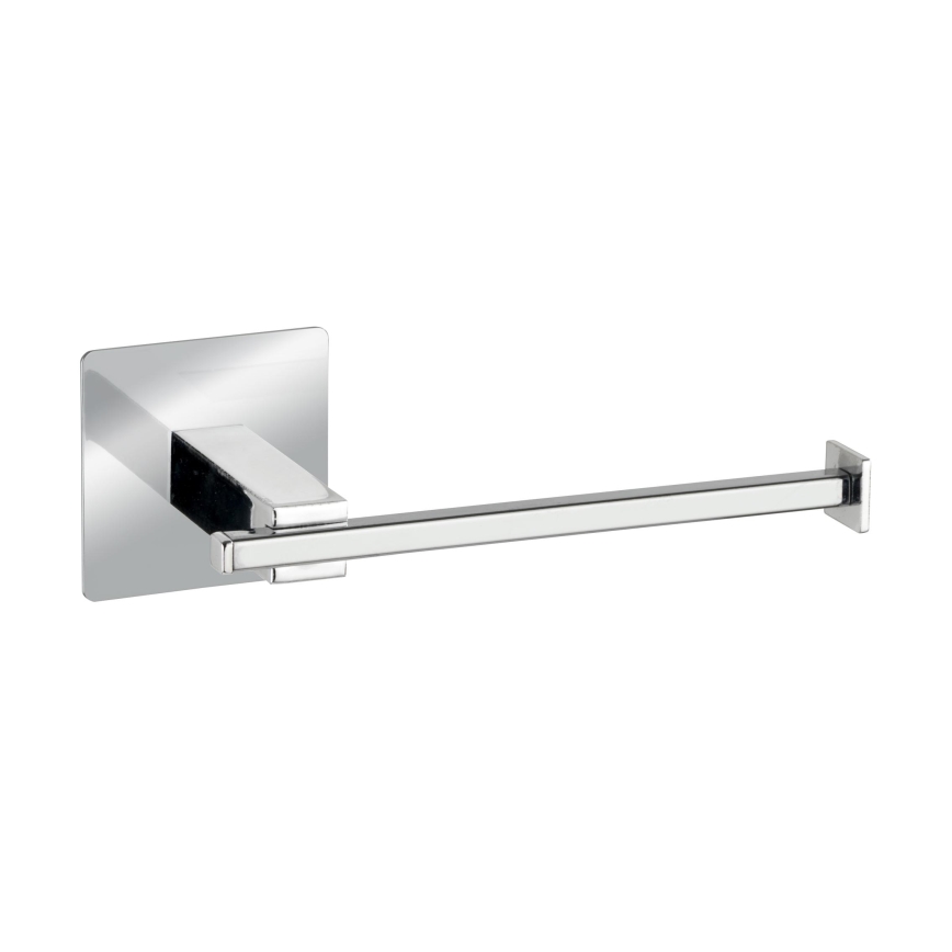 WENKO 23859800 - TURBO-LOC QUADRO ED WC-paperiteline 16,5x6,5 cm ruostumaton teräs