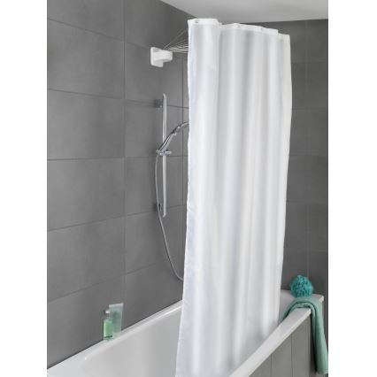 WENKO 23863100 - Suihkuteline 96x72 cm ruostumaton teräs/valkoinen