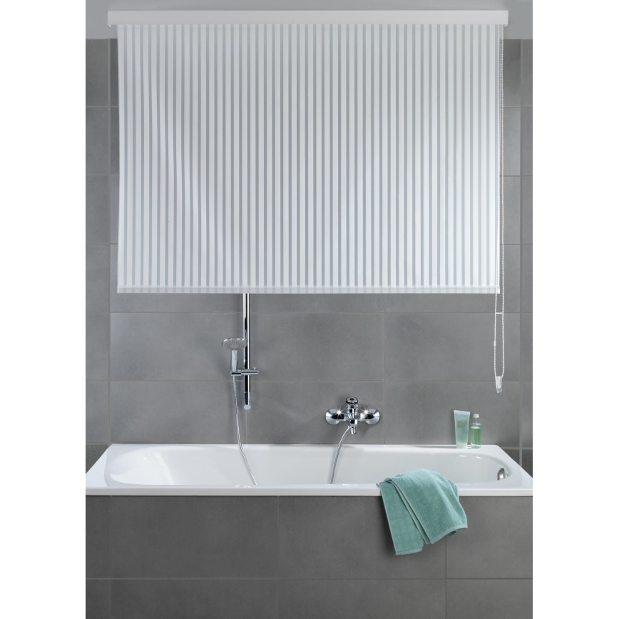 WENKO 23864100 - Rullaverho suihkuun 132x240 cm valkoinen