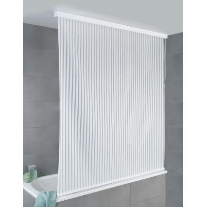 WENKO 23864100 - Rullaverho suihkuun 132x240 cm valkoinen