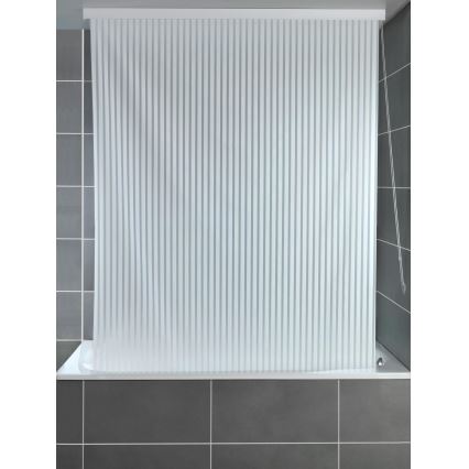 WENKO 23864100 - Rullaverho suihkuun 132x240 cm valkoinen