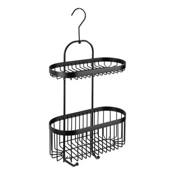 WENKO 23880100 – Hylly CLASSIC PL. SCHWARZ 26,5x47 cm musta