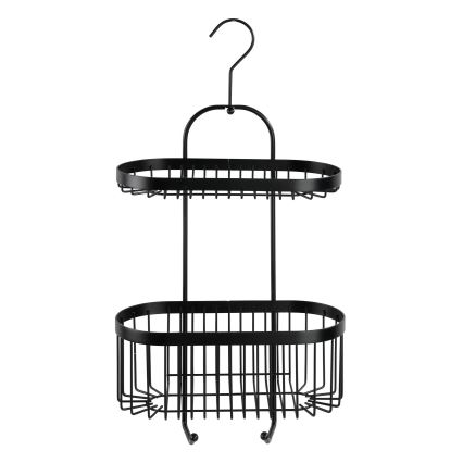 WENKO 23880100 – Hylly CLASSIC PL. SCHWARZ 26,5x47 cm musta