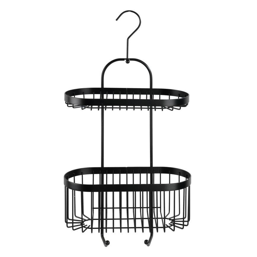 WENKO 23880100 – Hylly CLASSIC PL. SCHWARZ 26,5x47 cm musta