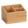 WENKO 23916100 - TERRA-säilytyslaatikko 12x9 cm ruskea