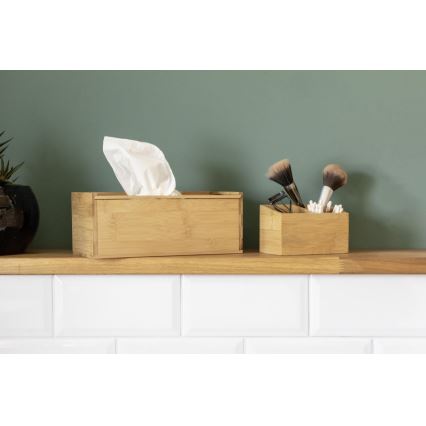 WENKO 23916100 - TERRA-säilytyslaatikko 12x9 cm ruskea