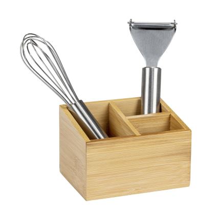 WENKO 23916100 - TERRA-säilytyslaatikko 12x9 cm ruskea
