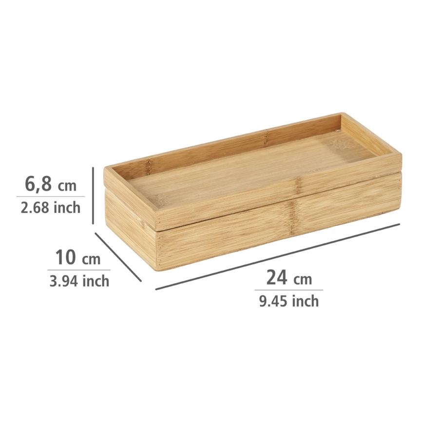 WENKO 23917100 - TERRA-laatikko 24x10 cm ruskea