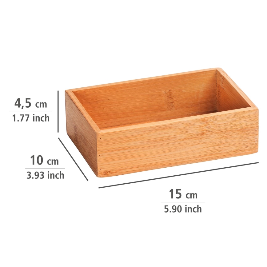 WENKO 23918100 - Tarjotin TERRA 15x10 cm ruskea