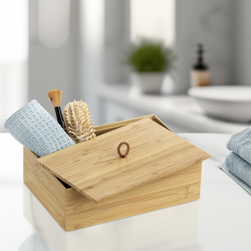 WENKO 23924800 - TERRA-säilytyslaatikko 22 x 15 cm, ruskea