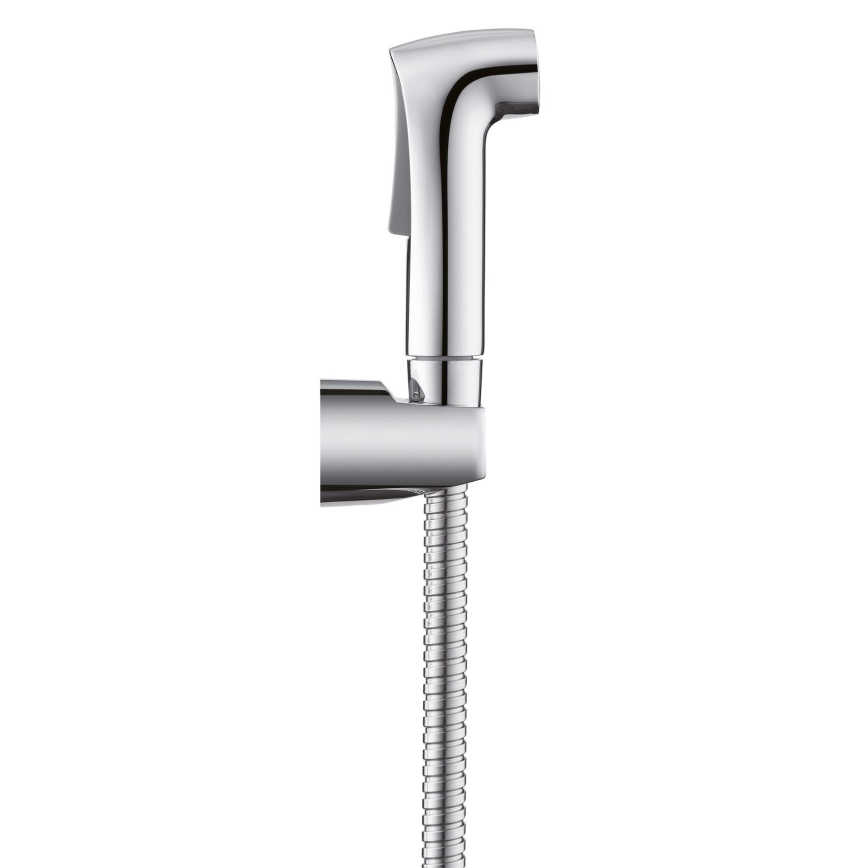 WENKO 23999100 - Bide-setti vesisäästöjärjestelmä 12x7 cm kiiltävä kromi/hopea