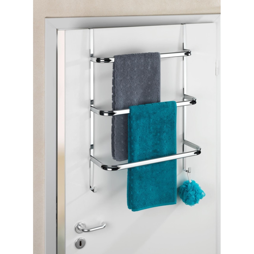 WENKO 24025100 - Pyyheteline IRPINIA 54,5x77,5 cm kiiltävä kromi