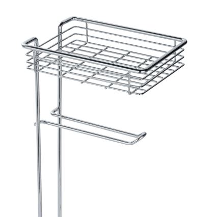 WENKO 24074800 - WC-paperiteline 16x59 cm kiiltävä kromi