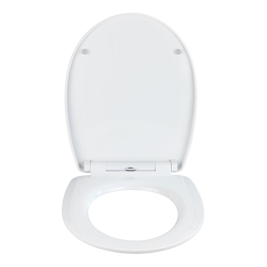 WENKO 24081800-WC-istuin BALTIC 38,8x45 cm värikäs/valkoinen