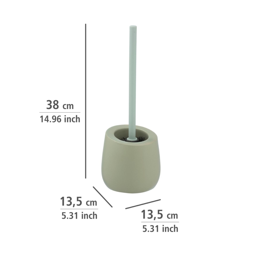 WENKO 24120100 - WC-harja BADI 13,5 x 38 cm vihreä