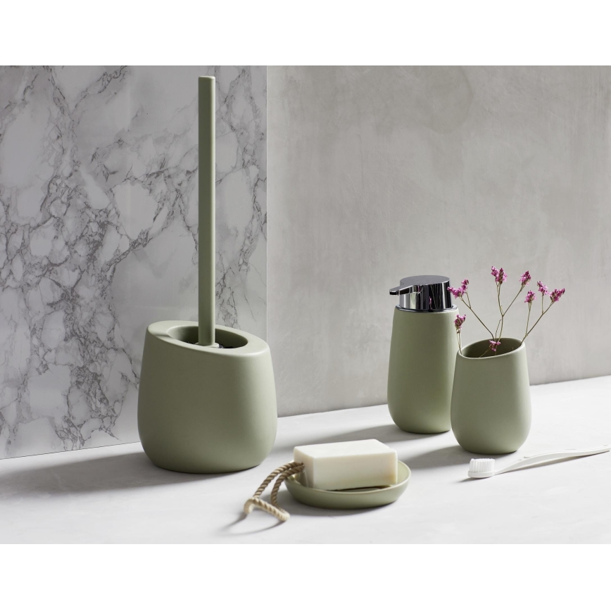 WENKO 24120100 - WC-harja BADI 13,5 x 38 cm vihreä