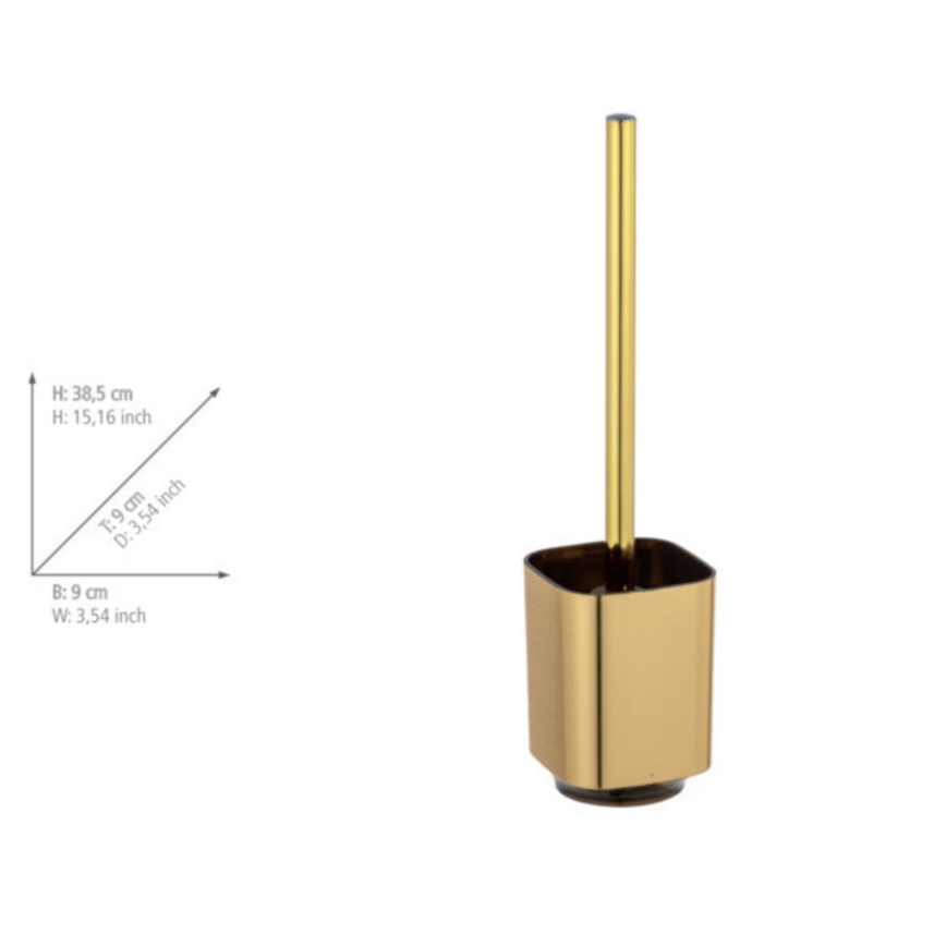 WENKO 24162100 - AURON WC-harja 9x38,5 cm kultainen