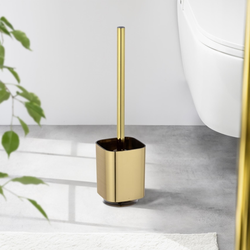 WENKO 24162100 - AURON WC-harja 9x38,5 cm kultainen