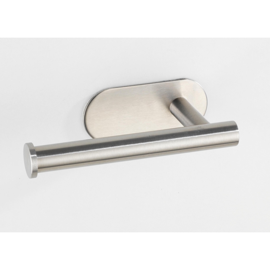 WENKO 24166100 - WC-paperiteline TURBO-LOC OREA MATT 16x7 cm, ruostumatonta terästä/hopea