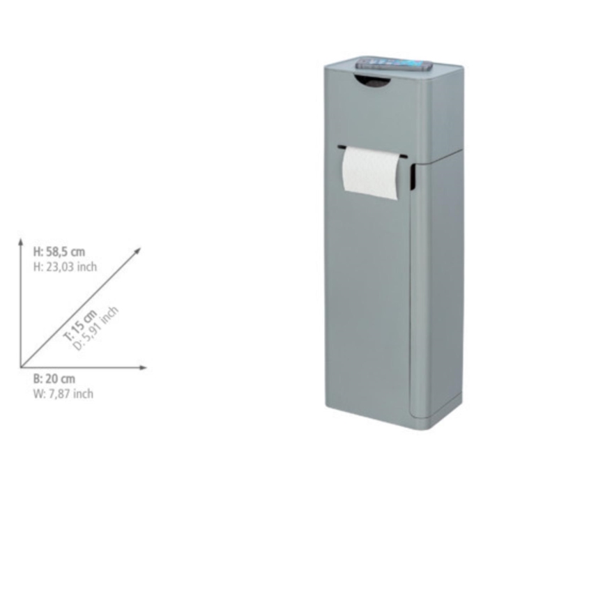 WENKO 24213100 - WC-harja IMON 20x58,5 cm harmaa