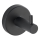 WENKO 24232100-Koukku BOSIO BLACK 5,5x5,5 cm ruostumaton teräs/hopea