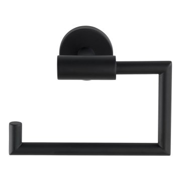 WENKO 24240100-BOSIO BLACK wc-paperiteline 15x10,5 cm ruostumatonta terästä/hopea