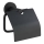 WENKO 24241100-WC-paperiteline BOSIO BLACK 15x13,5 cm ruostumaton teräs/hopea