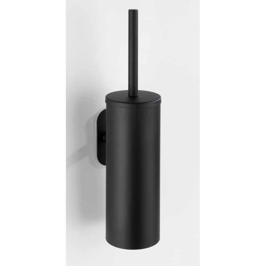 WENKO 24289100-WC WC-harja TURBO-LOC OREA BLACK 9x39,5 cm ruostumaton teräs/musta