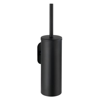WENKO 24289100-WC WC-harja TURBO-LOC OREA BLACK 9x39,5 cm ruostumaton teräs/musta