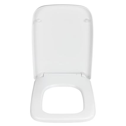 WENKO 24334100-WC-istuinkansi EXCLUSIVE 46,5x37 cm valkoinen/hopea