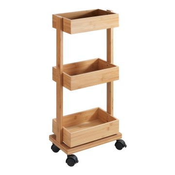 WENKO 24390100 - TORTONA-hylly 18x71,5 cm ruskea/musta