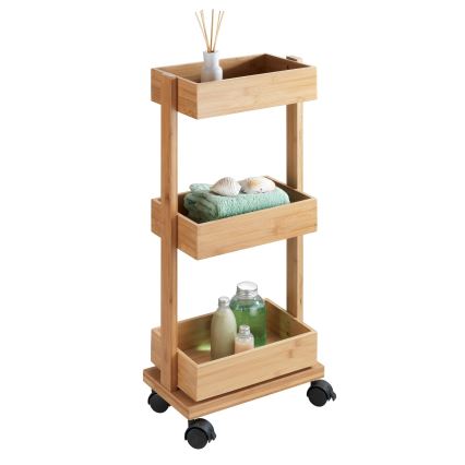 WENKO 24390100 - TORTONA-hylly 18x71,5 cm ruskea/musta