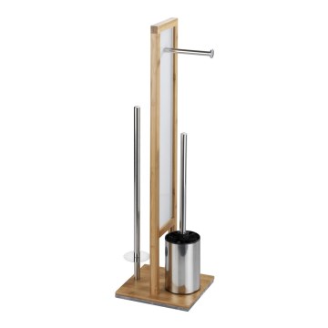 WENKO 24391100 - WC-harja RIVALTA 18x70 cm ruskea/valkoinen/musta