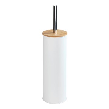 WENKO 24393100 - WC-harja TORTONA 9,5x38,5 cm valkoinen/ruskea