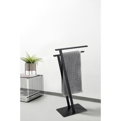 WENKO 24396100 - Pyyheteline LIRIO 20x40 cm musta