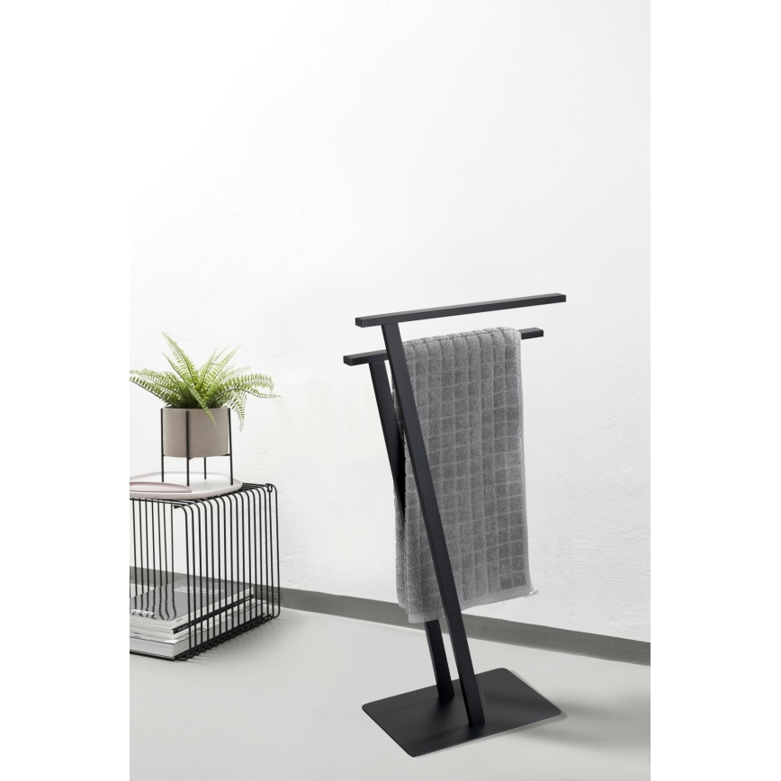 WENKO 24396100 - Pyyheteline LIRIO 20x40 cm musta