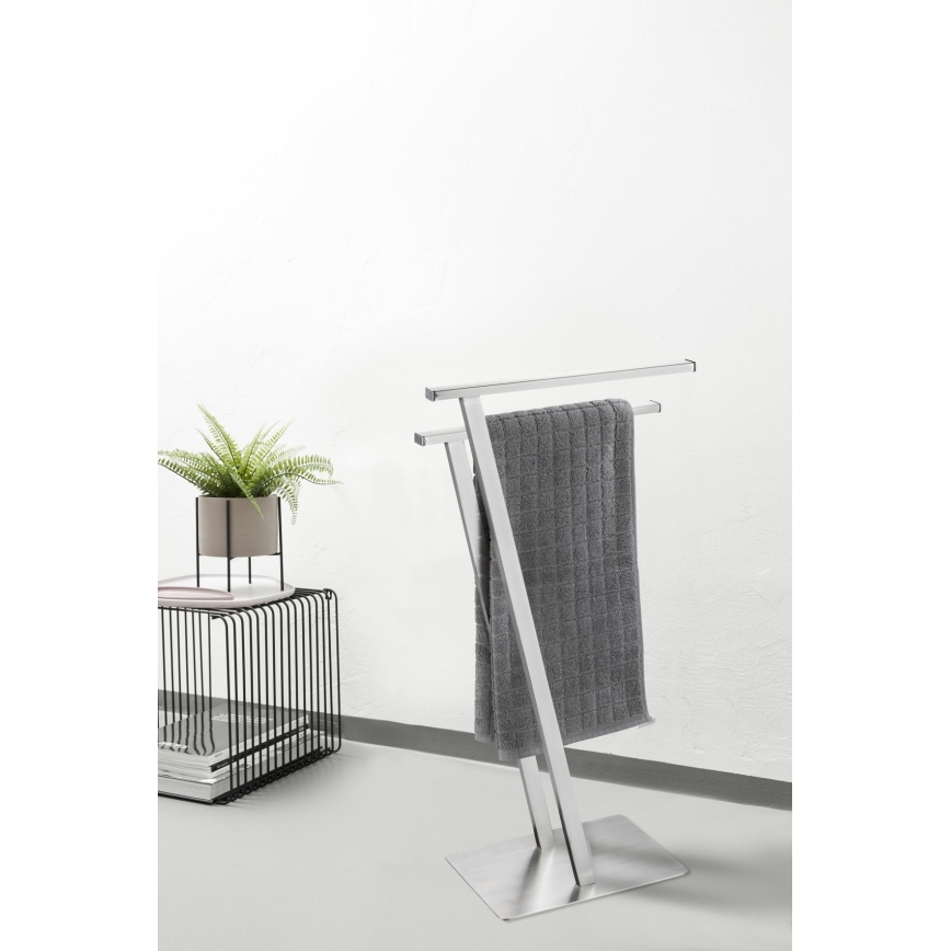 WENKO 24397100 - Pyyheteline LIRIO 20x76,5 cm, ruostumaton teräs/satiini