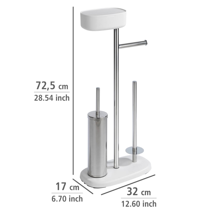 WENKO 24420100 - WC-setti RIVAZZA 17x72,5 cm valkoinen