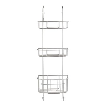 WENKO 24422100 - Hylly OLESI 22,5x70 cm ruostumaton teräs/hopeanvärinen