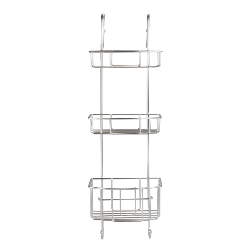 WENKO 24422100 - Hylly OLESI 22,5x70 cm ruostumaton teräs/hopeanvärinen