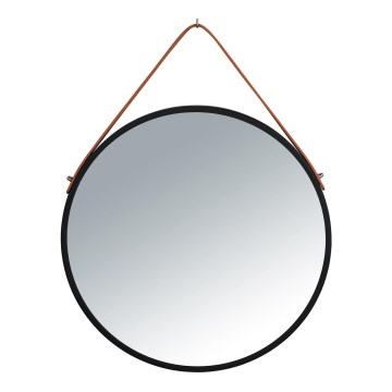 WENKO 24424100 - Peili BORRONE 40x40 cm musta/hopea